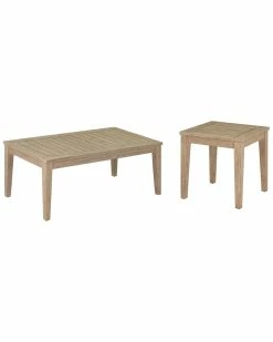 TOV Furniture Miriam Outdoor Occasional Table Set Home Outdoor Tables