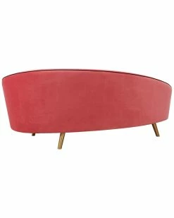 TOV Cleopatra Hot Pink Velvet Sofa Home Seating -TOV Shop 3070446668 RLLZ 2