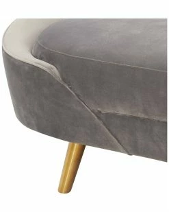 TOV Cleopatra Grey Velvet Sofa Home Sofas & Sectionals -TOV Shop 3070446670 RLLZ 5