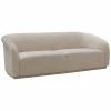 TOV Yara Pleated Beige Velvet Sofa Home Sofas & Sectionals