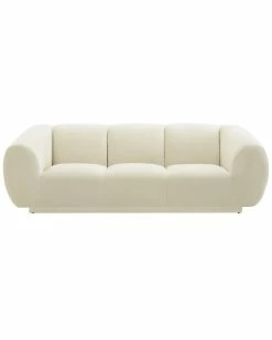 TOV Emmet Cream Velvet Sofa Home Sofas & Sectionals -TOV Shop 3070446674 RLLZ 4