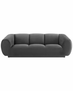 TOV Emmet Grey Velvet Sofa Home Sofas & Sectionals -TOV Shop 3070446675 RLLZ 3