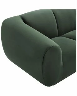 TOV Emmet Forest Green Velvet Sofa Home Seating -TOV Shop 3070446676 RLLZ 3