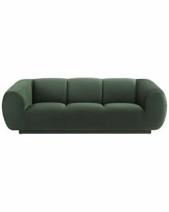TOV Emmet Forest Green Velvet Sofa Home Seating -TOV Shop 3070446676 RLLZ 4