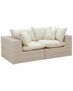 TOV Furniture Cali Outdoor Modular Loveseat Home Seating